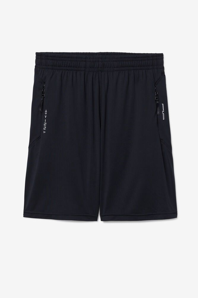 Fila Shorts Mens Black - Deneb - Philippines 9871035-OF